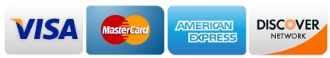 We accept all major credit/debit cards